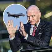 Infantino, minimum două meciuri pe zi  Președintele FIFA s-a mutat într-un   avion privat  la Mondialul descris drept „cel mai poluant eveniment organizat vreodată”