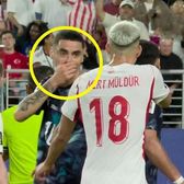 Și-a pus mâna la gură: eliminat!    FOTO.  Noua regulă aplicată la Turcia - Paraguay 0-1. „Roșu” direct după ce   i-a spus ceva unui rival la fel ca Prestianni