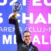 Bianca Mei-Roșu, ce performanță!    FOTO+VIDEO.  Românca a făcut spectacol la Europenele U21 de la Cluj-Napoca!   Aur la simplu și argint la dublu