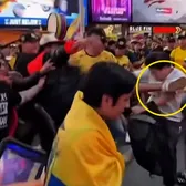 Scandal la CM 2026    VIDEO.   Fanii Ecuadorului   s-au luat la bătaie  în Times Square, înaintea partidei decisive cu Germania
