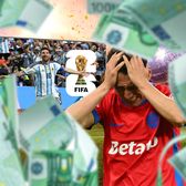 Un meci la Mondial, cât un stadion în România!   O singură partidă de la CM valorează, din drepturile TV,   mai mult decât veniturile FCSB din cel mai bun an