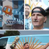 „In Messi we trust”    FOTO:  Povestea virală a superfanului dintr-un sat ceh, care   și-a transformat casa în altar pentru Argentina