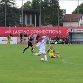 Gol de la peste 60 de metri!    FOTO.  Cătălin Vulturar   a marcat un eurogol  în amicalul cu Kosice. Rapidul a fost egalat la ultima fază