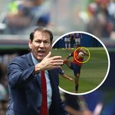 E justificată supărarea belgienilor?    FOTO.   Rodri a atins mingea cu mâna în careu, dar arbitrul   nu a dictat penalty:  „Ne-a dezavantajat!”. Care e explicația