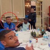 „Dictatorul stă în capul mesei”    VIDEO.  Petrecerea Franței s-a viralizat!   Mbappe a aprins imaginația fanilor:  „Cum de l-a lăsat să vorbească atât?”