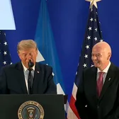 Trump îi dă lecții lui Tuchel     VIDEO.  Cea mai mare   greșeală făcută de Anglia:  „Ce știu eu despre fotbal?”. Infantino a început să râdă zgomotos