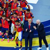 Trump a fost dubios din nou    FOTO.  Momentul în care președintele SUA   a acaparat ceremonia  de premiere de la finala CM 2026. Infantino l-a tras discret
