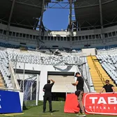 Arenă din Ucraina, bombardată de ruși!    FOTO:  Stadionul unui club important,  avariat serios  în urma ultimelor atacuri