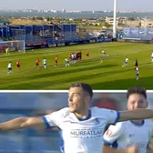 Gol de senzație la Constanța!   FOTO:   Iustin Doicaru,  reușită incredibilă din lovitură liberă, în Farul - Csikszereda