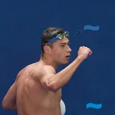„Sunt primul român sub 15 minute”   FOTO:  Andrei-Theodor Proca  record național  și calificare în finala de 1.500 m liber de la Paris