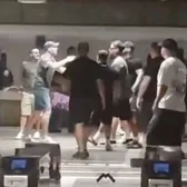 Incidente la metrou   FOTO.   Jandarmeria  a fost nevoită să intervină înainte de Rapid - Dinamo