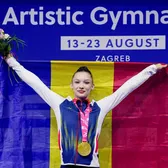 Aur pentru România la Zagreb  Aniela Tudor, noua campioană europeană la  gimnastică
