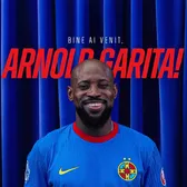 Garita, prezentat la FCSB  Atacantul camerunez a revenit, oficial, în  fotbalul românesc