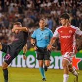 Kovacs, jocul și scandalul!   FOTO:  Al doilea meci de Champions,  al doilea cu acuzații grave.  Primul jucător eliminat, atac frontal. Ce a spus de arbitru!
