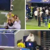 Scene de război în UCL   FOTO+VIDEO.  Bătaie pe gazon la  Lyon - Fenerbahce!  Cum se apără jucătorul de la care a pornit totul: „Mi-au insultat mama și copiii”
