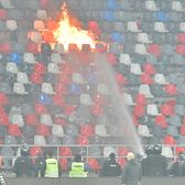 Polițist ultras, trimis în judecată   FOTO.  E acuzat că a incendiat scaune din stadionul Ghencea la  Steaua - Dinamo din 2023