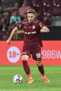 Louis Munteanu, OUT!  Fotbalistul lui CFR s-a accidentat și va lipsi în jur de  3 săptămâni