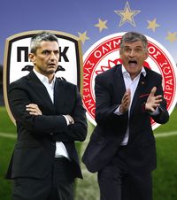 PAOK - Olympiakos 2-3  Echipa lui Răzvan Lucescu,  fără victorie  acasă din august