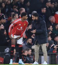 Tensiuni la Man United  Ruben Amorim  nu-l menajează  pe Rashford înainte de meciul cu FCSB: „L-aș băga mai degrabă pe antrenorul cu portarii”