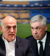 Continuă conflictul  Real - La Liga   Schimb de replici  între Carlo Ancelotti și președintele La Liga