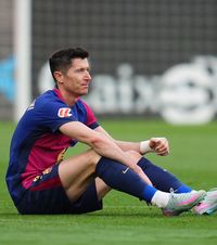 Probleme pentru Barcelona  Robert Lewandowski s-a   accidentat  și va lipsi de la finala Cupei Regelui cu Real Madrid