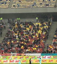 „Parteneriat rușinos”   Peluza Sud Dinamo   a boicotat meciul  cu CFR Cluj: „Măsuri abuzive și complet nejustificate”