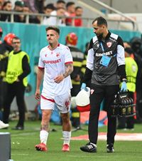 Suspect de entorsă  Măcinată de accidentări, Dinamo a   mai pierdut  un jucător după derby-ul cu FCSB