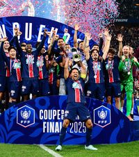 PSG a câștigat Cupa Franței   Parizienii s-au impus lejer în   finala cu Reims  și pot reuși o triplă istorică