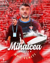 Mihalcea, la UTA!  Formația arădeană   l-a prezentat oficial  pe antrenorul care a salvat Unirea Slobozia de la retrogradare