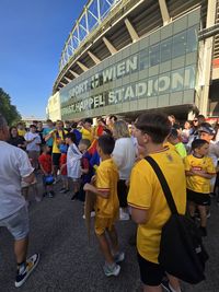 DIASPORA A SPUS „DA”     Corespondență GOLAZO.ro din Austria:   peste 100 de copii la antrenamentul României!   Ce „provocare” au pregătit austriecii