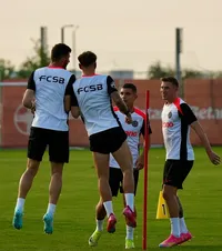 FCSB n-are noroc la stadioane  Motivul pentru care elevii lui   Elias Charalambous  nu s-au putut antrena pe arena unde o vor înfrunta pe Shkendija