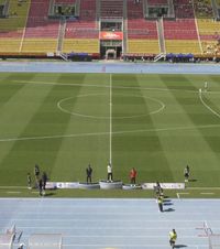 Gazon găurit înainte de Shkendija - FCSB     FOTO.  Ce se întâmplă pe   stadionul din Skopje  în ziua meciului din turul 2 preliminar al Ligii Campionilor