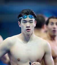 Explicația lui Pan Zhanle     FOTO.  Cum a fost surprins și ce a spus rivalul lui David Popovici, după ce   a ratat calificarea  în finala probei de 100 m liber