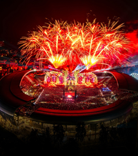 Cluj Arena, transformată    FOTO.  Imagini de la prima zi a festivalului   Untold  » Cum arată acum stadionul lui U Cluj