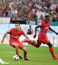 Gol și eliminare în 7 minute!     FOTO:  FCSB,   în inferioritate  mai bine de o repriză în deplasarea de la Aberdeen