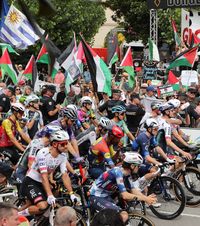 „Ne e frică!”  Jonas Vingegaard, liderul Turului Spaniei, despre   protestele palestinienilor : „Sunt disperați”