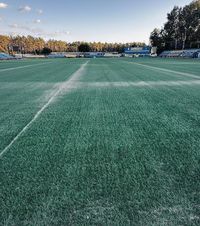 Se montează gazonul  Echipa din Superliga, tot mai aproape de revenirea acasă.   Lucrările la stadion, aproape de finalizare