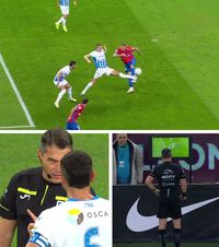 Kovacs, salvat de trei ori de VAR    FOTO:  „Centralul” a fost   corectat din camera VAR  la trei penalty-uri pentru FCSB!