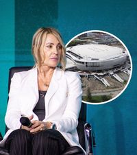 „Proiect fabulos”   Nadia Comăneci a vizitat   arena de peste 70 de milioane de euro  de la Brașov: imagini de la fața locului