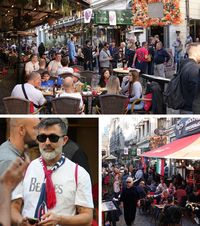 Italienii au invadat România    FOTO+VIDEO.  Au transformat Centrul Vechi din București   într-o mică Italie  » Bologna va avea 3.000 de suporteri pe Arena Națională