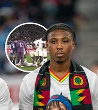 Accidentare horror  Un mijlocaș ghanez și-a rupt piciorul într-un amical cu   Japonia  » Imaginile sunt înfiorătoare