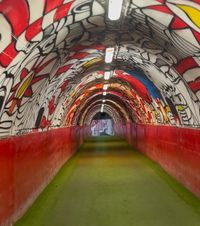 AM INTRAT ÎN TUNELUL GROAZEI     GOLAZO.ro  a pătruns în   cel mai înfiorător loc  de pe „Marakana”! Cum arată și ce simți pe tunelul pe unde FCSB intră pe gazon