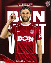 Alibek Aliev, oficial la CFR  Clujenii l-au prezentat pe   înlocuitorul  lui Louis Munteanu. Cifrele atacantului