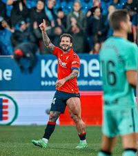 AI sau a tras la sală?    FOTO:  Un jucător din La Liga   a avut chef de glume  după ultimul meci al echipei sale