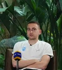 „Tot iadul rusesc era asupra noastră”  Ucraineanul Romanchuk de la U Craiova,   mărturie copleșitoare, în lacrimi, despre război  pentru   GOLAZO.ro