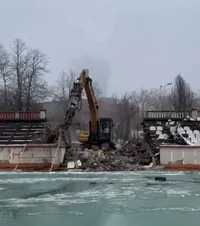 Tribuna 2 e istorie  În ce stadiu au ajuns   lucrările de demolare  ale stadionului Dinamo