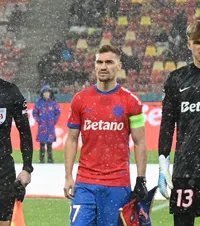 Olaru, avariat    FOTO.   Cum a apărut   căpitanul FCSB   după duelul cu Csikszereda: „Dacă așa se protejează mingea...”