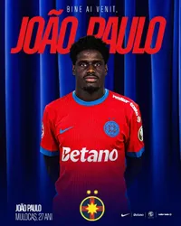 Joao Paulo, prezentat oficial la FCSB   Ce număr va purta jucătorul   transferat  de la Oțelul + detalii despre tranzacție