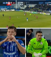 Ișfan, gol de senzație    VIDEO.  Momentul în care atacantul Farului   îl ridiculizează  pe Pașcanu și deschide scorul în meciul cu Rapid