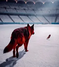 Dinamo, clip controversat   „Câinii” au postat un video de promovare a derby-ului cu Rapid, făcut cu AI:   un câine adulmecă o pană